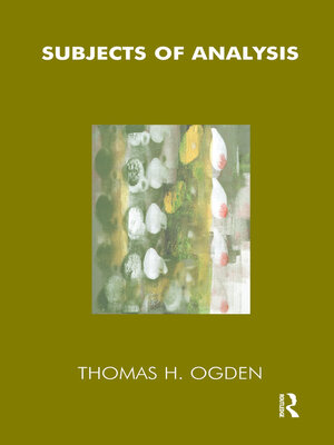 cover image of Subjects of Analysis